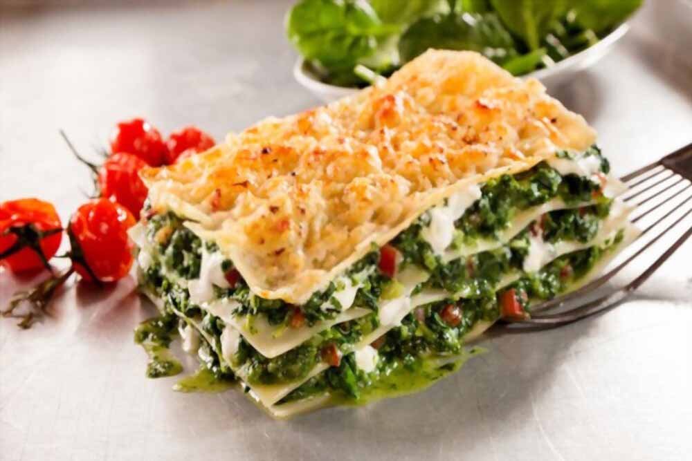 Vegetable Lasagna with White Sauce