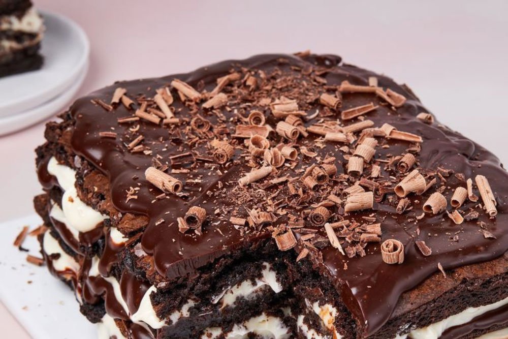 Chocolate Brownie Lasagna Recipe