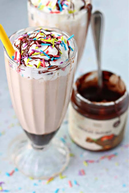 Chocolate Frosty Recipe with Sprinkler 