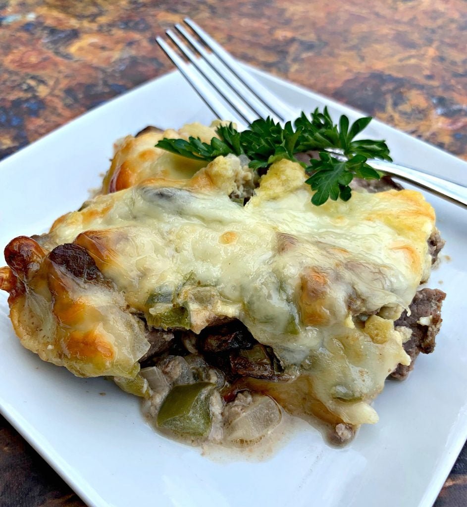 Keto Philly CheeseSteak Casserole