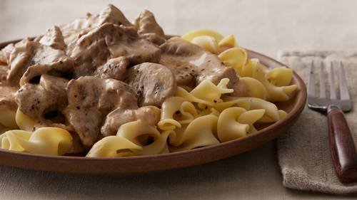 Slow Cooker beef Stroganoff