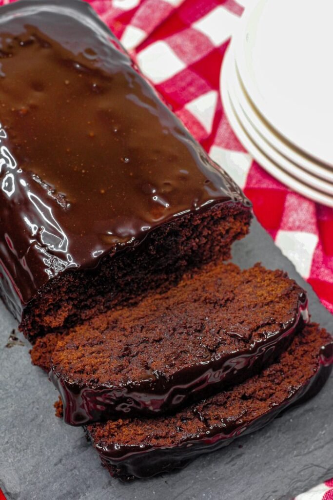 Hot Fudge Brownie Bread 