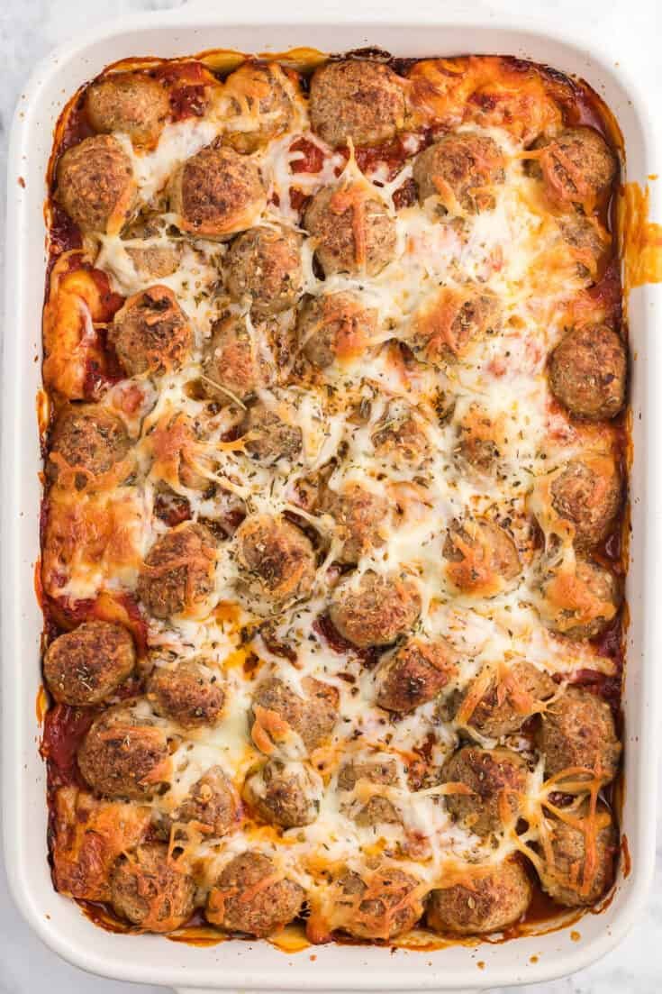 Meatball Sub Casserole