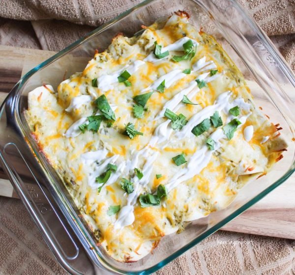 WW White Chicken Enchiladas 